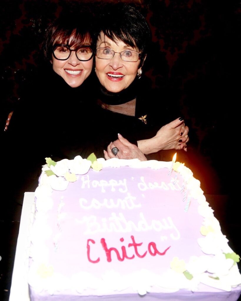 Chita Rivera With Her Daughter Lisa Mordente