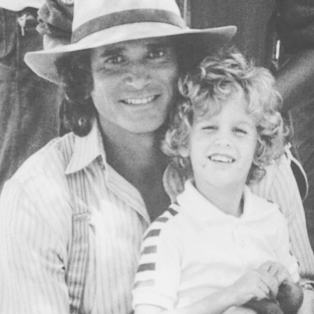 Christopher Landon With His Father Michael Landon ( Source: Instagram)