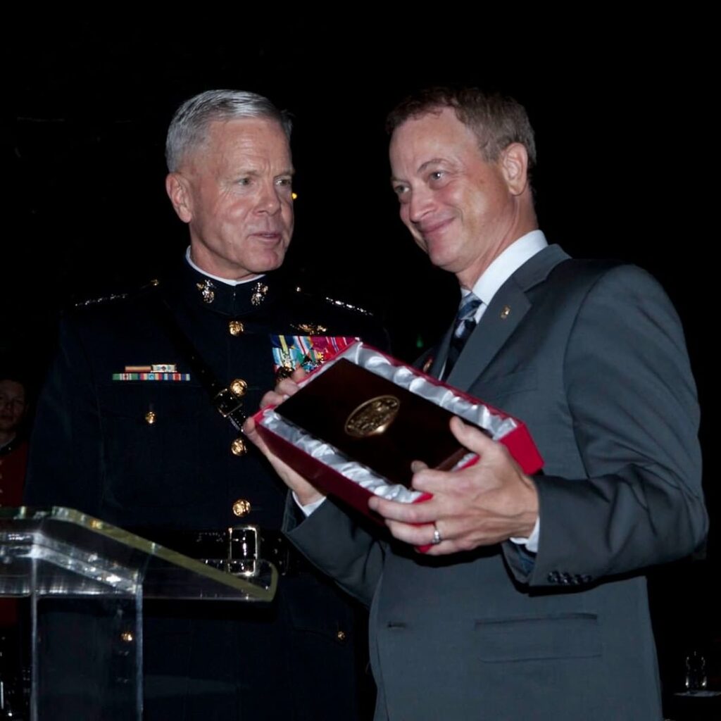 Gary Sinise Named An Honorary U.S. Marine 10 Years Ago (Source: Instagram)