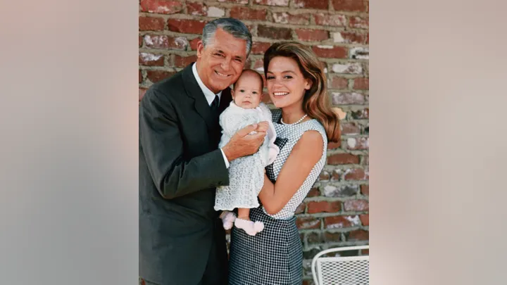 Cary Grant With His Only Daughter And Dyan Cannon