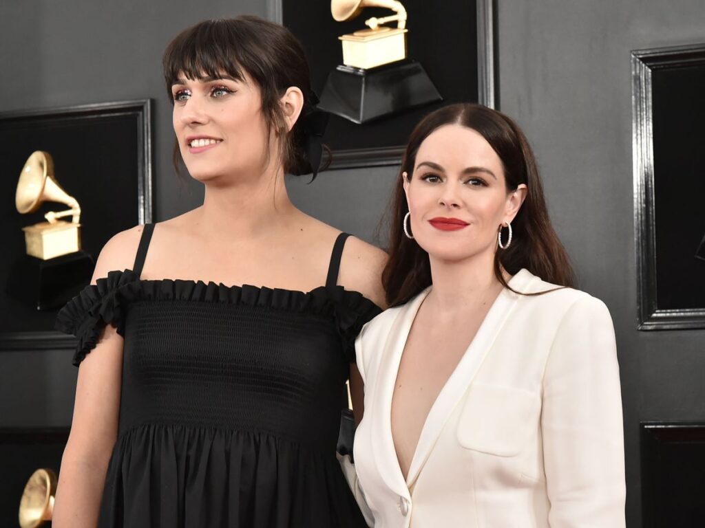 Emily Hampshire With Teddy Geiger