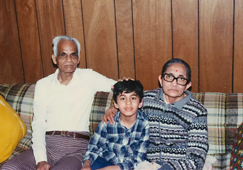 Kal Pen With His Grandparents