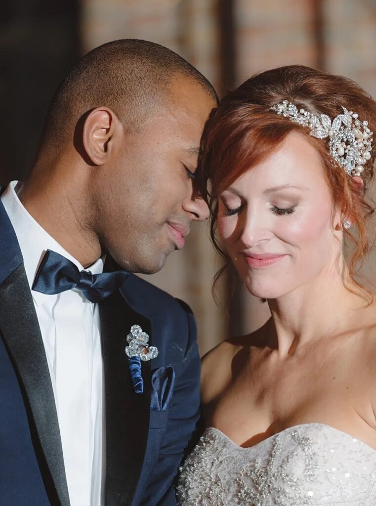 Demetrius Ivory With His Wife Erin