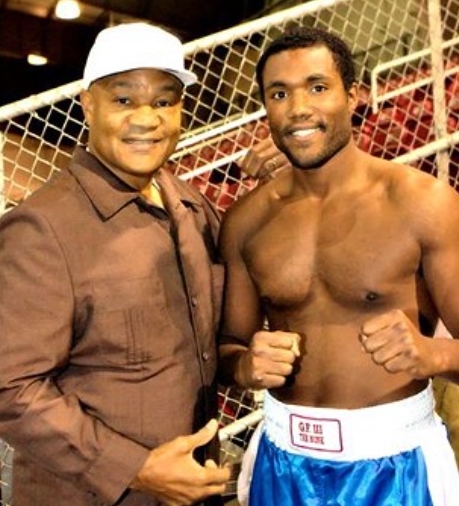 George Foreman III With His Father, George Foreman