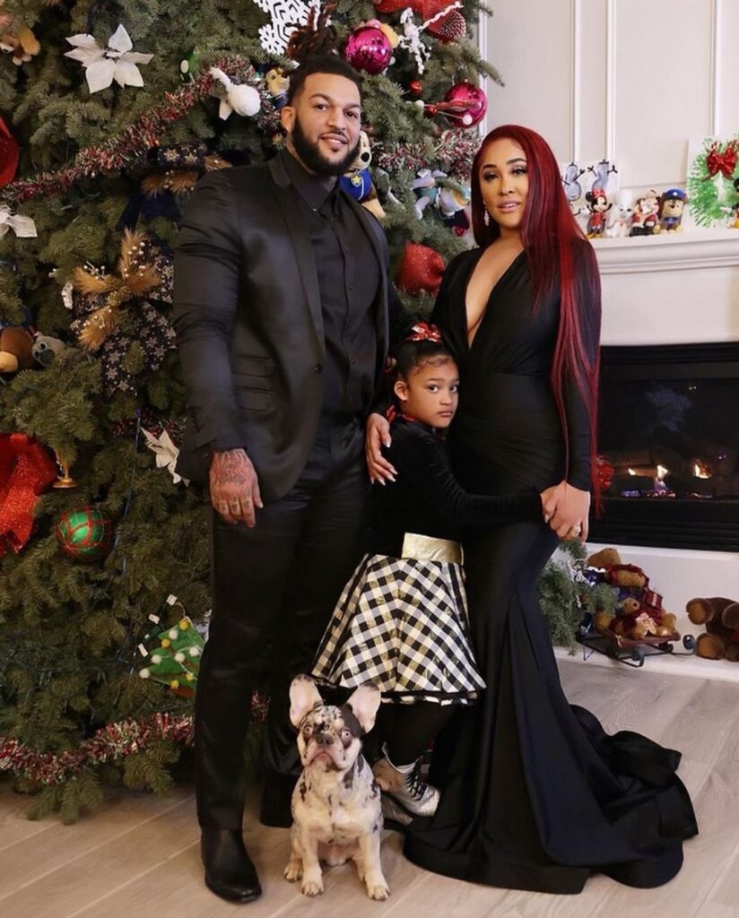 Natalie Nunn With Her Husband And Daughter