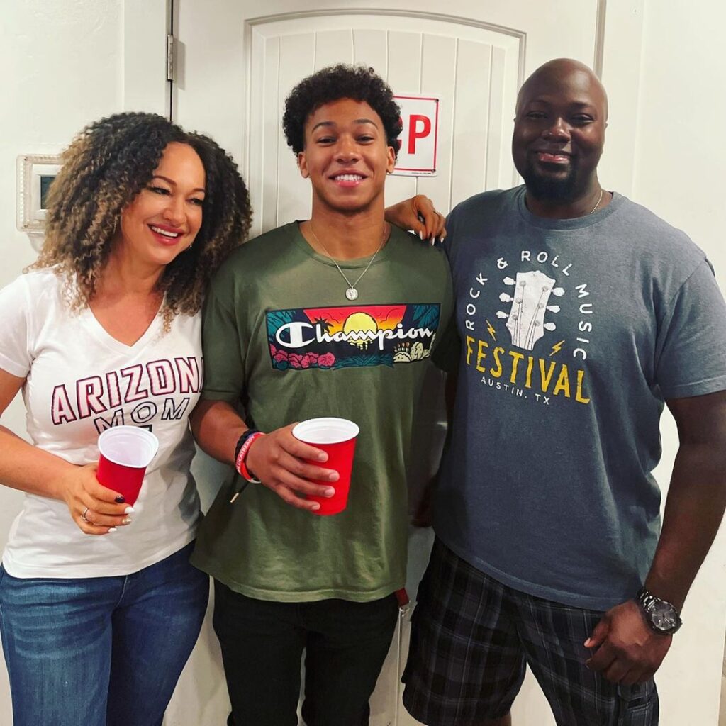 Rachel Dolezal With Her Ex-Husband And Son Franklin