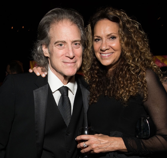 Richard Lewis Pictured With His Wife, Joyce Lapinsky