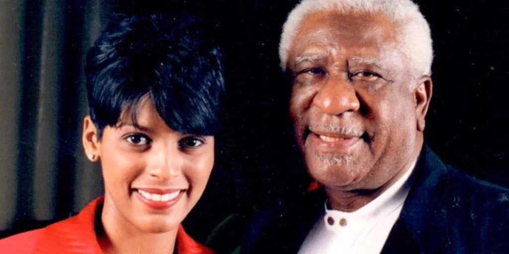 Tamron Hall With Her Father 