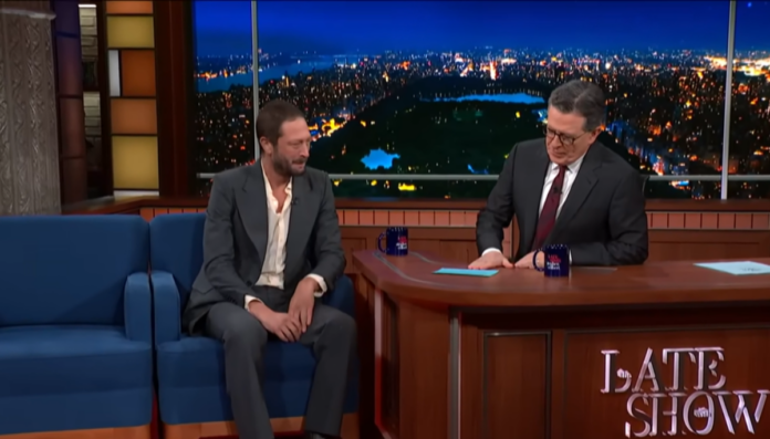 Ebon Moss-Bachrach At The Late Show With Stephen Colbert