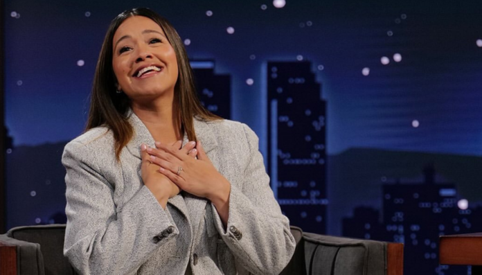 Gina Rodriguez At Jimmy Kimmel Show