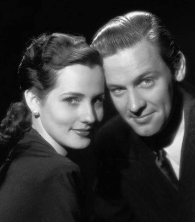 William Holden And His Wife, Brenda Marshall